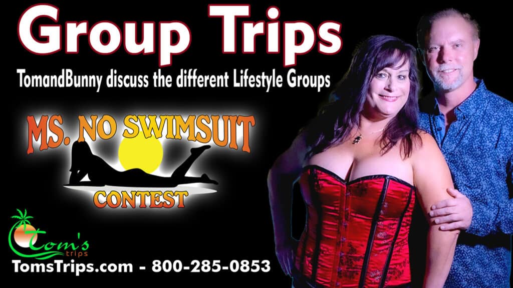 Tom and Bunny hosts of Ms No Swimsuit 2027 with Tom’s Trips
